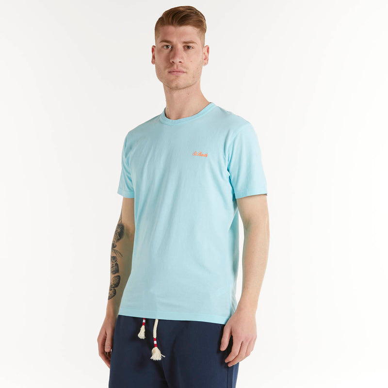 Mc2 Saint Barth t-shirt tessuto azzurro