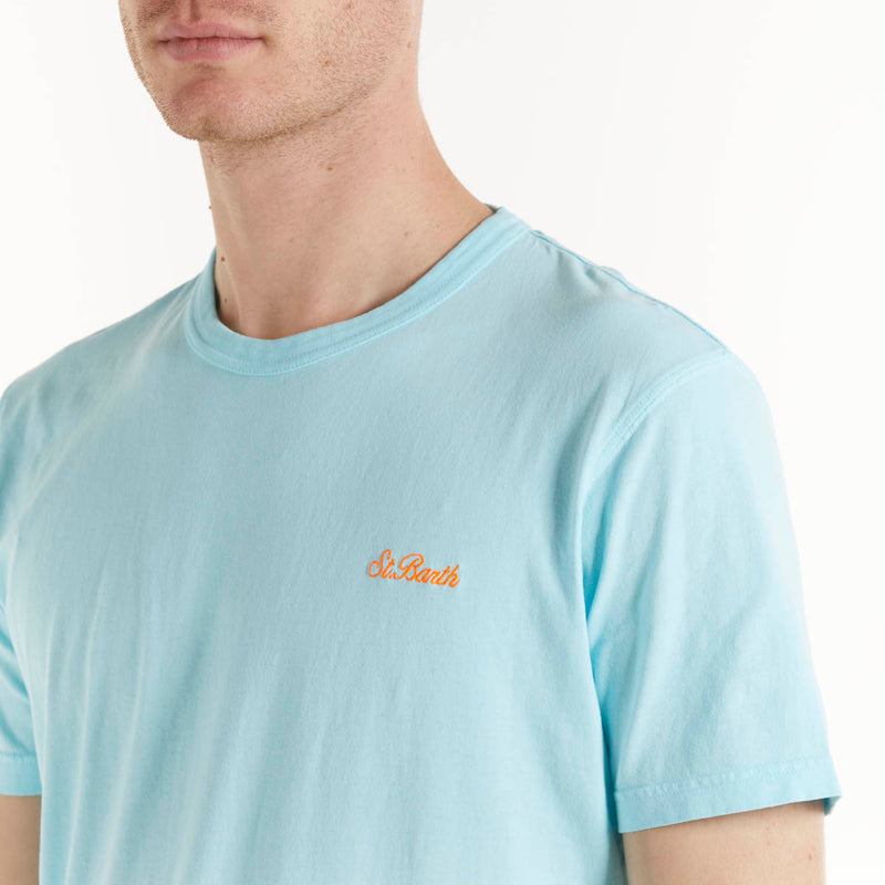 Mc2 Saint Barth t-shirt tessuto azzurro