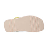 Elvio Zanon sandalo in pelle giallo lime