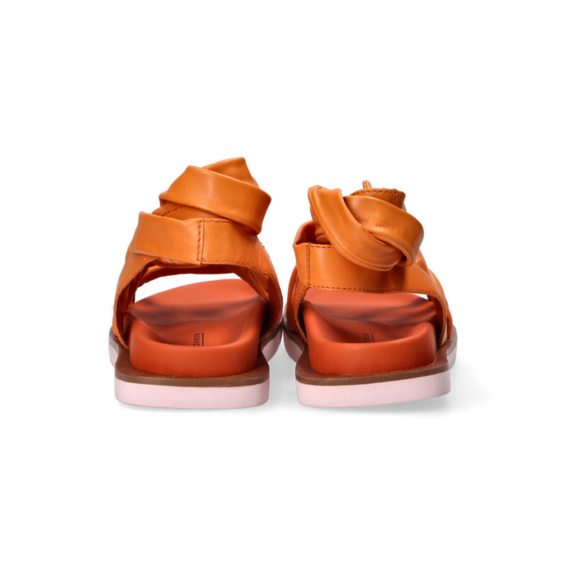 Elvio Zanon sandali in pelle arancione