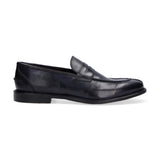 Roberto Botticelli mocassino in pelle blu