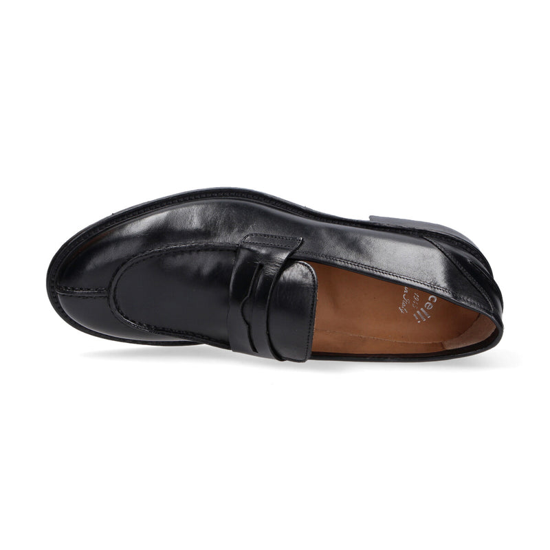 Roberto Botticelli mocassino in pelle nera