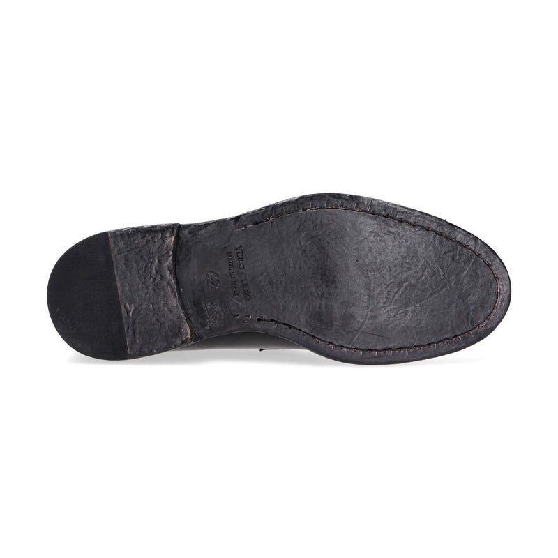 Roberto Botticelli mocassino in pelle nera