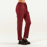 SOLOTRE pantalone elegante bordeaux