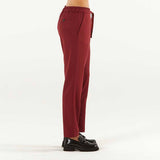 SOLOTRE pantalone elegante bordeaux