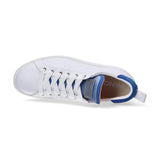 Panchic sneaker P01 pelle bianca blu denim