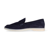 Bekk mocassino camoscio blu