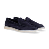 Bekk mocassino camoscio blu