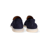 Bekk mocassino camoscio blu