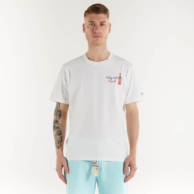 Mc2 Saint Barth t-shirt only aperol bianca