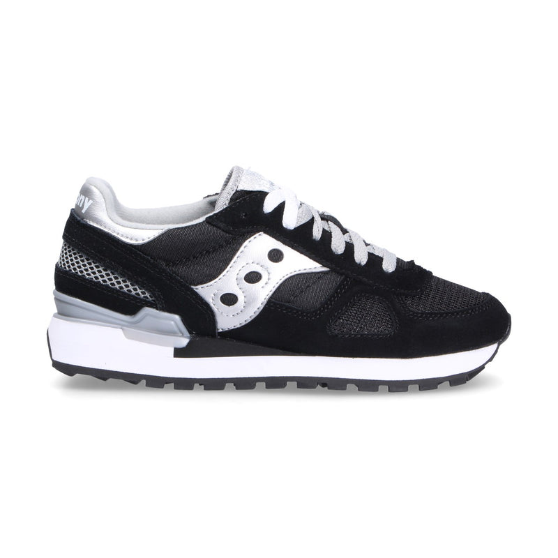 Saucony sneakers shadow camoscio nylon nero