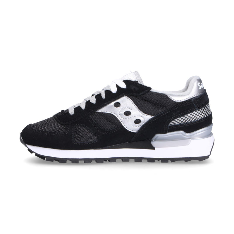 Saucony sneakers shadow camoscio nylon nero