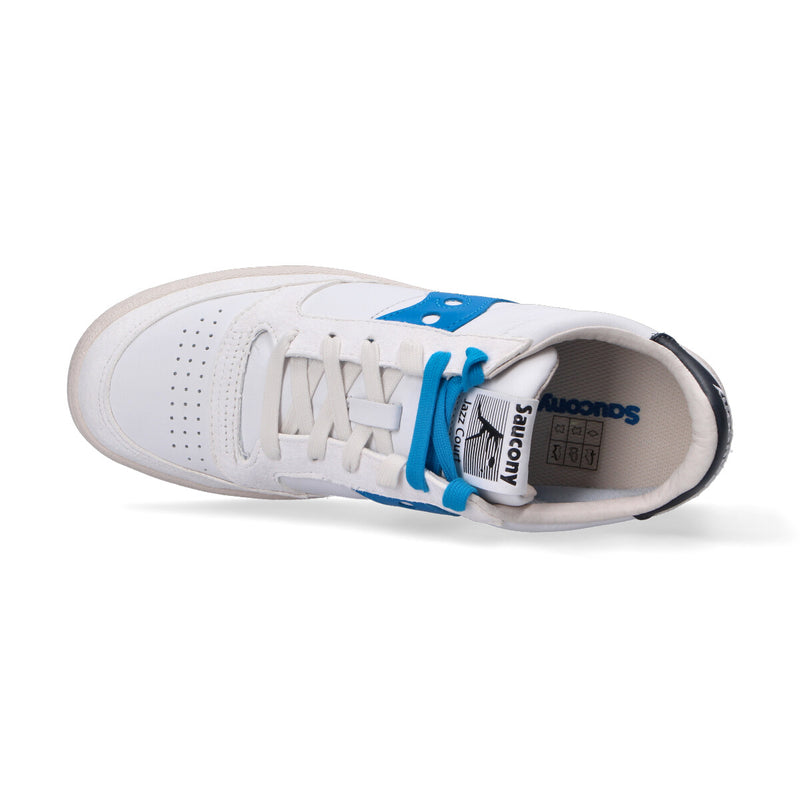 Saucony sneaker Jazz Court Premium bianco azzurro