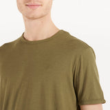 Sun68 t-shirt basic girocollo verde militare