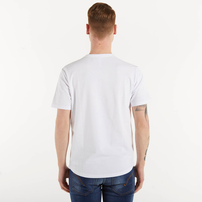 Sun68 t-shirt girocollo tessuto bianco