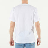 Macchia J. t-shirt stampa porsche bianca